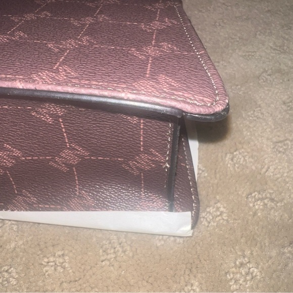 Nicole Miller NWT Brown Mix Crossbody Bag / Purse (Z001) - Picture 5 of 6